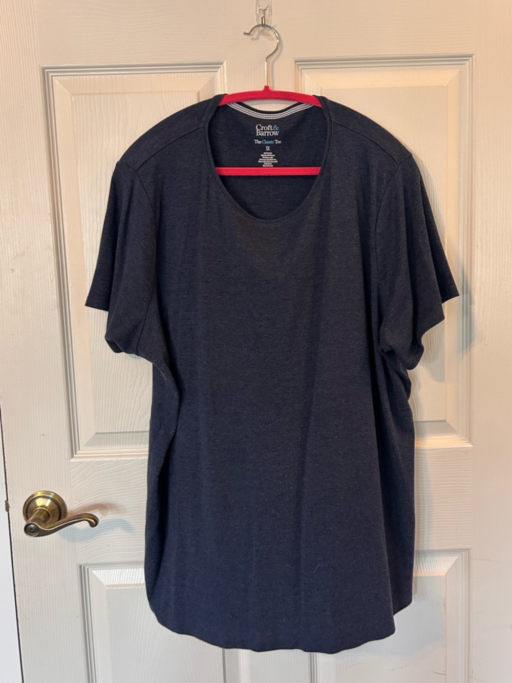 Croft & Barrow Dark Navy Short Sleeve Crew Tee
